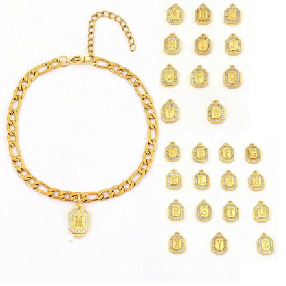 Arturo Initial Cuban Bracelet