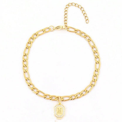 Arturo Initial Cuban Bracelet